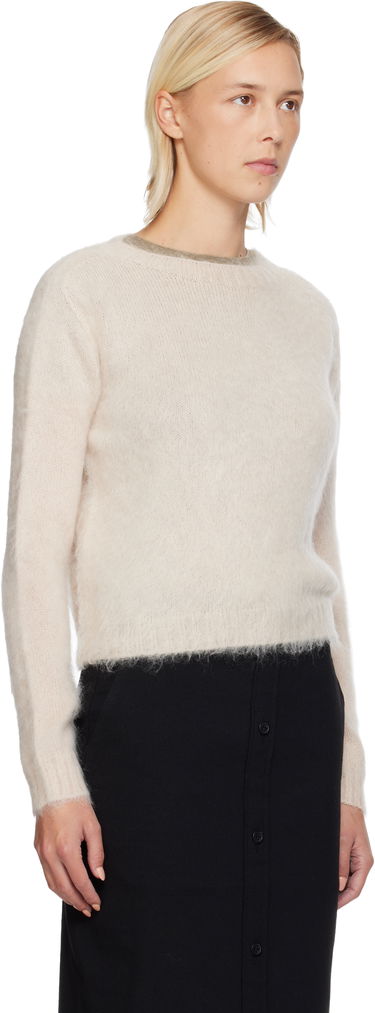 Sveter Max Mara Aceto Fuzzy Knit Sweater Béžová | 2526366122600, 4