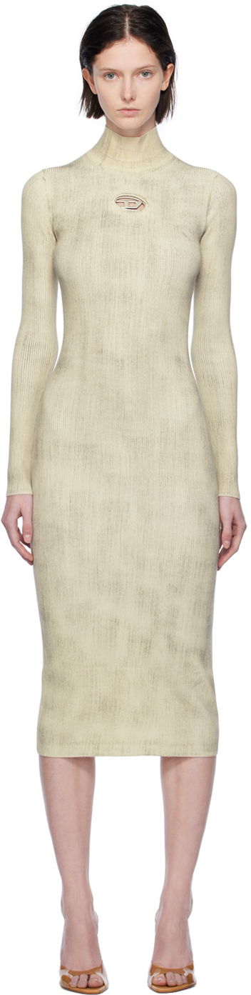 Šaty Diesel M-Zary-C Midi Dress Béžová | A12609 0LIAK, 0