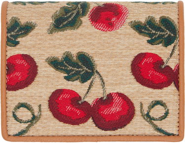 Peňaženka Valentino Valentino Garavani VLogo Signature Cherryfic Jacquard Wallet Béžová | 6W0P0AJ3CJR, 1
