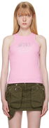 Blumarine Crystal Tank Top