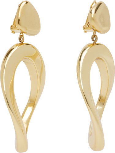 Náušnice Max Mara Max Mara Gold Gommoso Drop Earrings Metalická | 2514751072600, 1