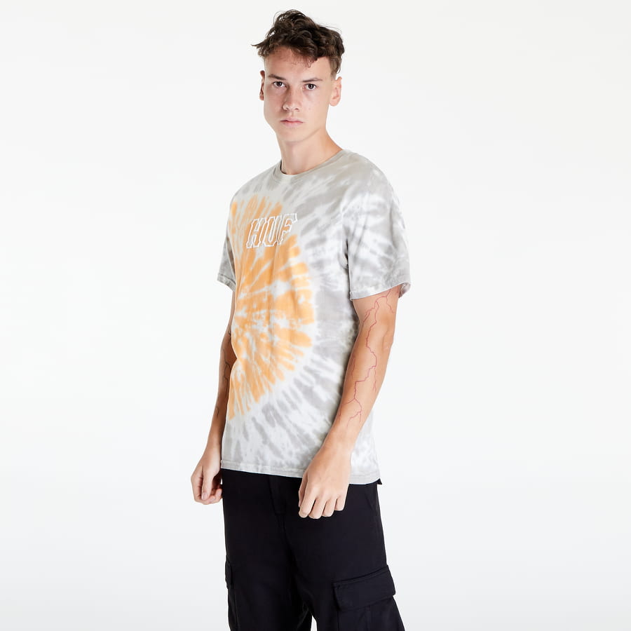 Tričko HUF SF Dye Tiedye T-Shirt Šedá | TS01630 ORNGE, 0