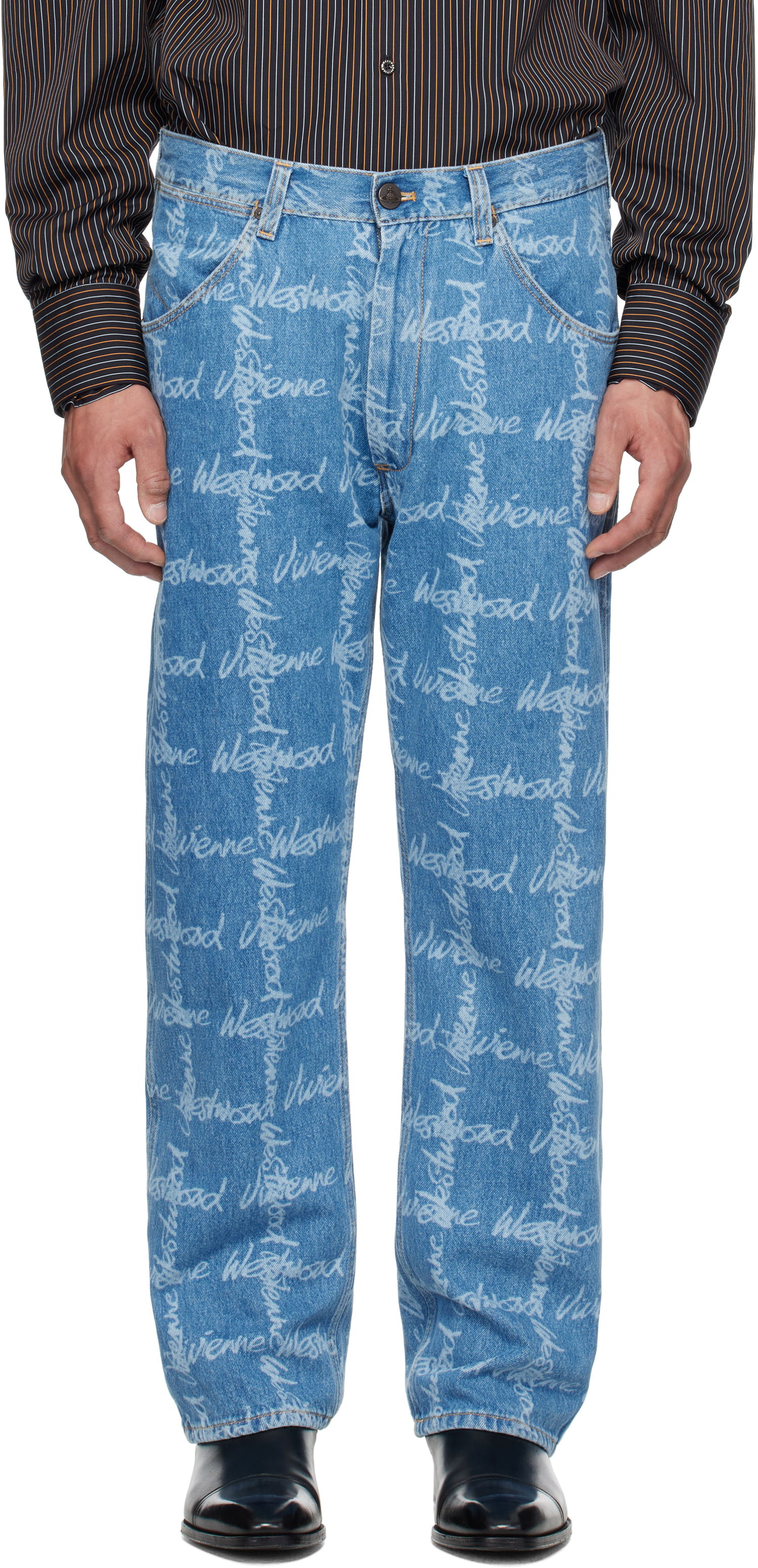 Džínsy Vivienne Westwood Vivienne Westwood Ranch Jeans Modrá | 3902000N-W014I-, 0