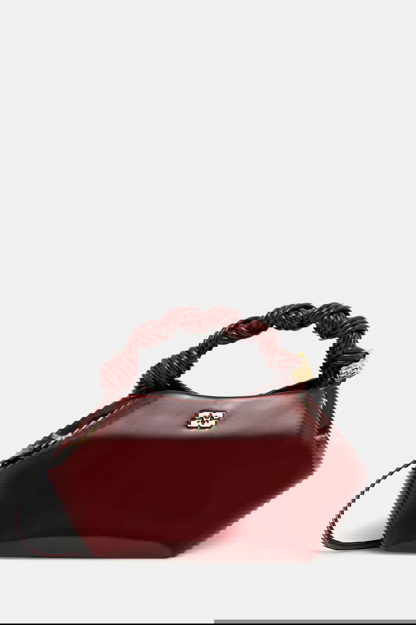 Kabelka GANNI GANNI Bou Bag Small Patent Vínová | A6499, 0