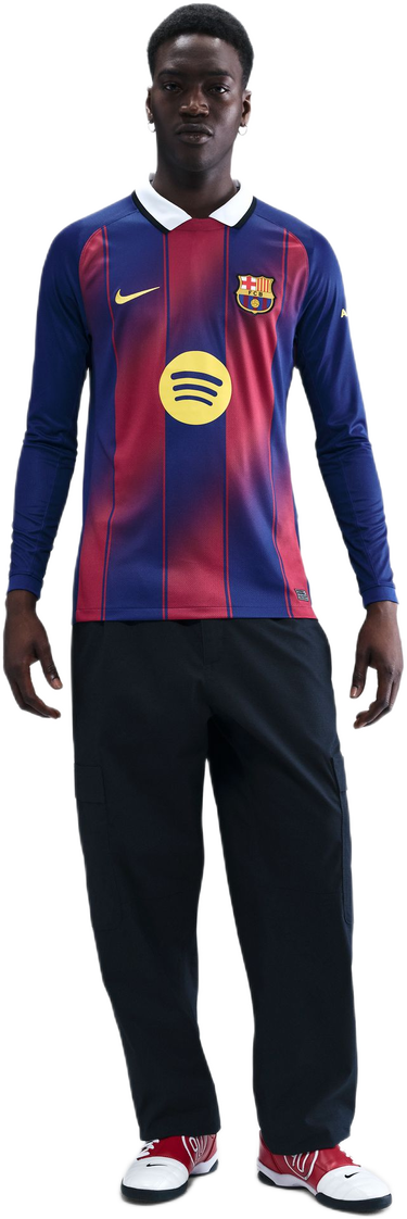 Dres Nike FCB Nike Long Sleeve Jersey Modrá | hj4611-456, 4