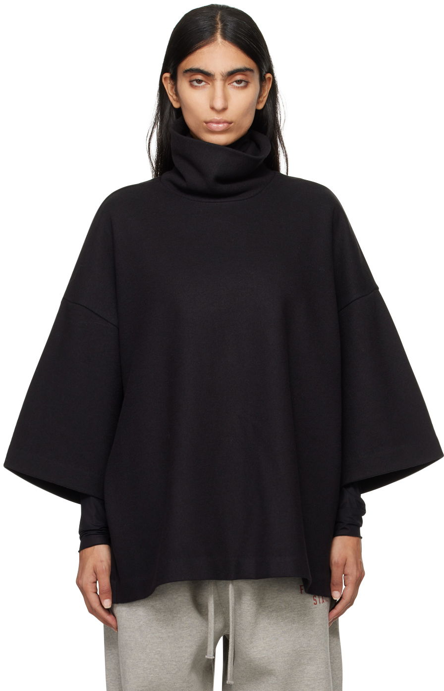 Tričko Fear of God Vented High Neck T-shirt Čierna | FG24FW50-10143CWT, 0