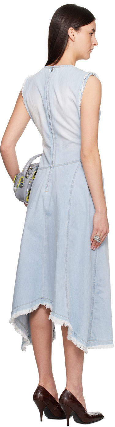 Šaty Acne Studios Acne Studios Sleeveless Midi Dress Modrá | A20806-, 2