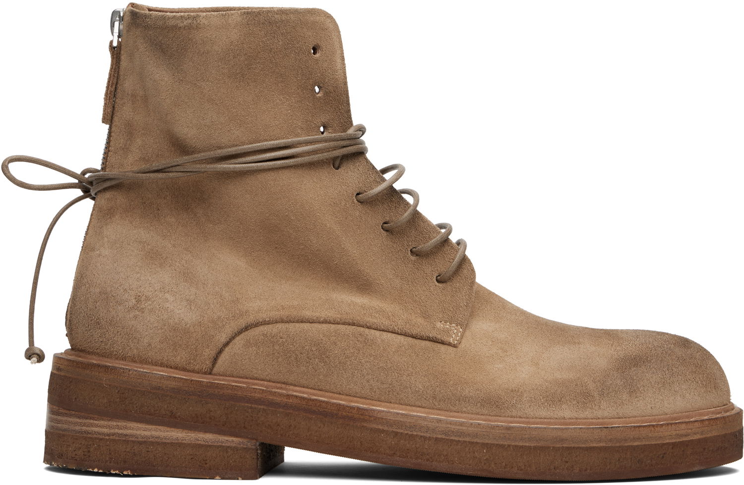 Oblečenie Marsèll Marsèll Parrucca Suede Combat Boots Hnedá | MM2961 P024310, 0