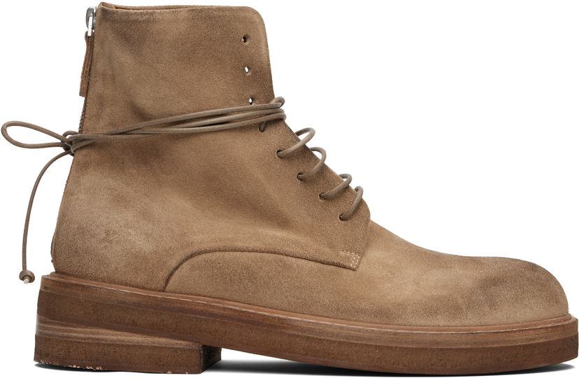 Oblečenie Marsèll Marsèll Parrucca Suede Combat Boots Hnedá | MM2961 P024310