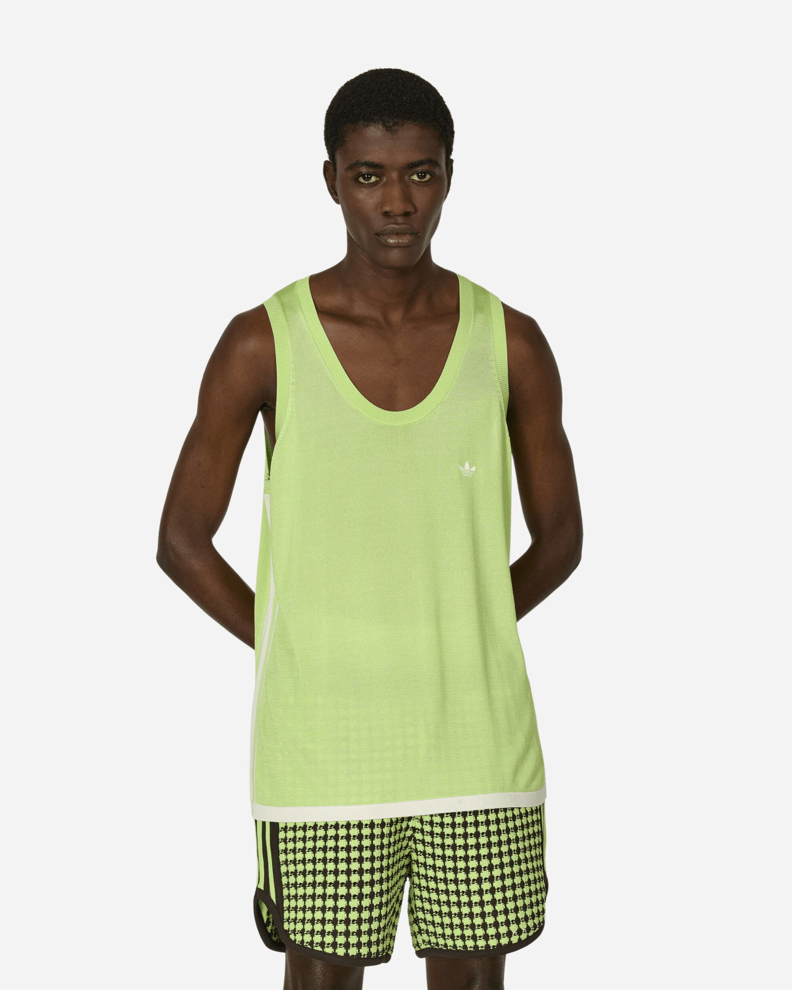 Wales Bonner x Knit Vest Semi Frozen Yellow/ Chalk White