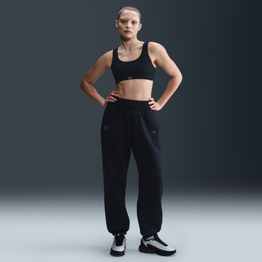 Tepláky Nike England Phoenix Fleece High-Waisted Loose Football Pants Čierna | HF5065-010, 2