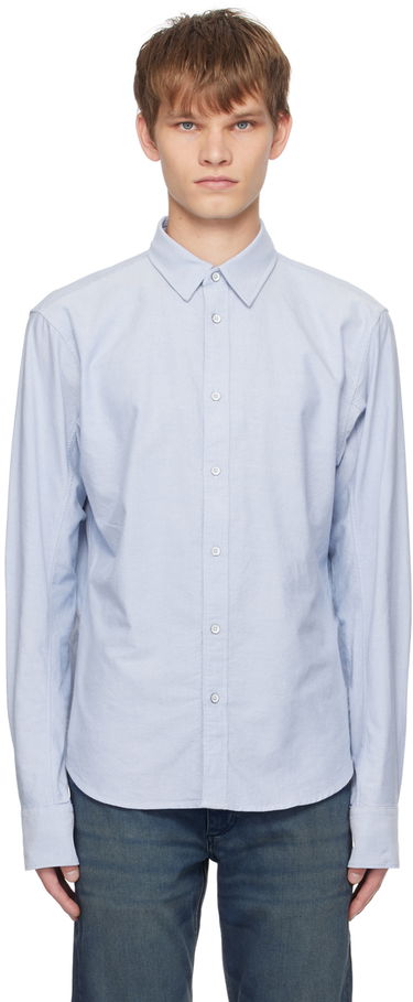 Košeľa rag & bone Rag & Bone Engineered Button-Up Shirt Modrá | MBW23SA422X2ML, 0