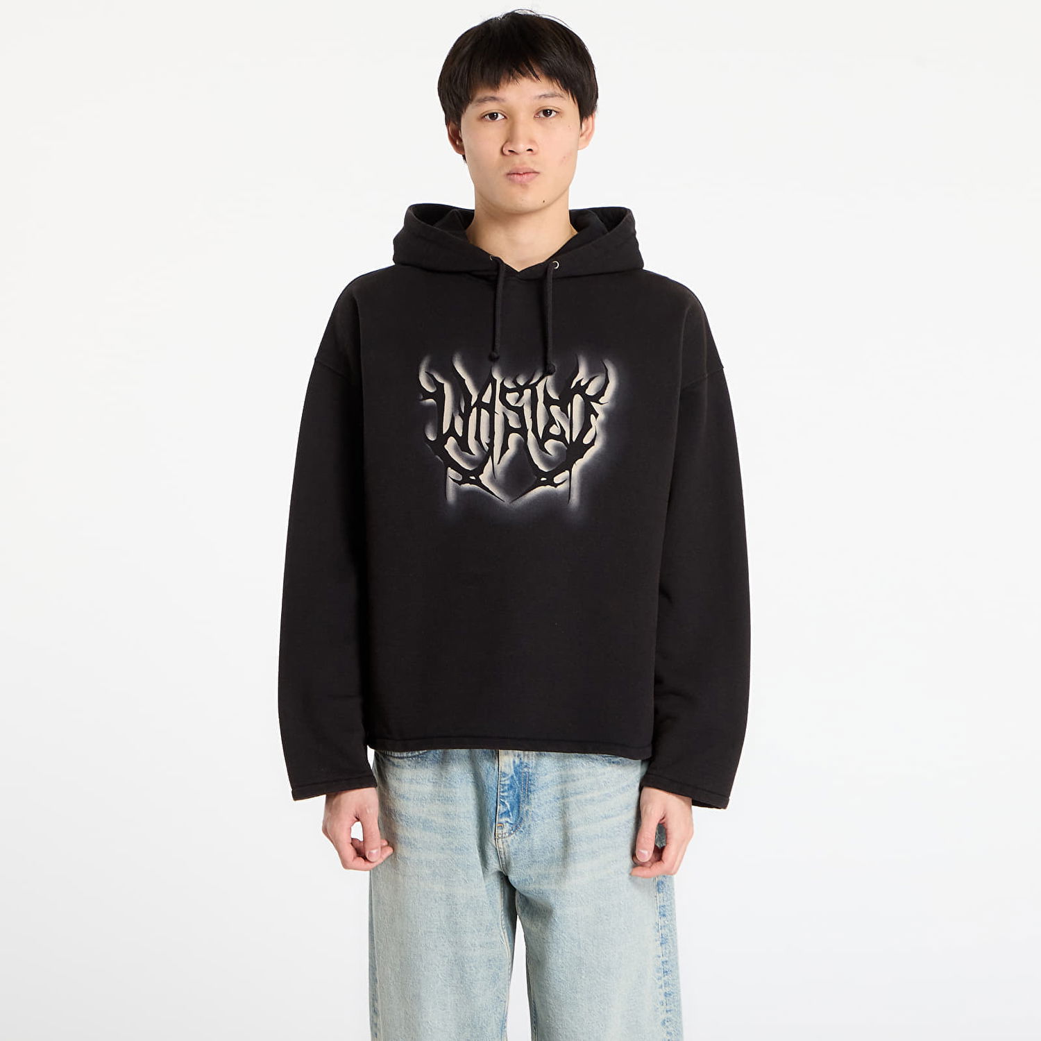 Mikina Wasted Paris Sword Straight Hoodie Čierna | WP_000332, 0