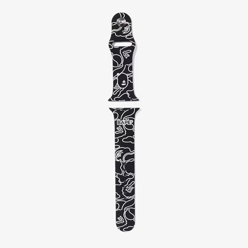 Hodinky BAPE BAPE Camo Apple Watch Band Čierna | 001GDL301055MBLK, 1