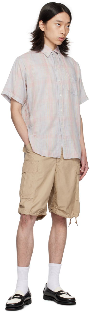 Košeľa BEAMS BEAMS PLUS Classic Fit Striped Shirt Ružová | 3801-0102-139, 3