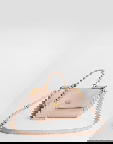 Taška cez rameno Dolce & Gabbana My Sicily Structured Top Handle Shoulder Bag Ružová | BB7864B732180095, 2