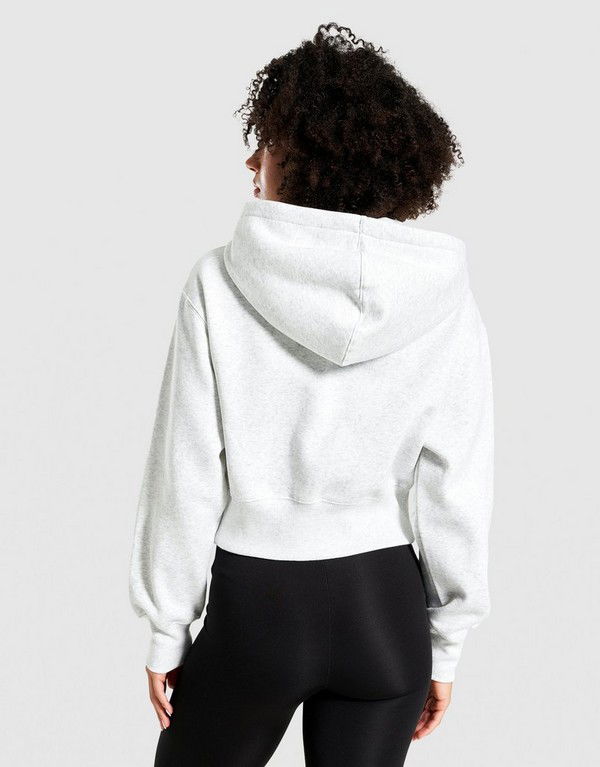 Mikina Nike NSW Phoenix Fleece Cropped Full-Zip Hoodie Šedá | HV2426-052, 1