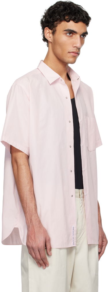 Košeľa NANAMICA Nanamica Regular Collar Wind Short Sleeve Shirt Ružová | SUGS405U, 1