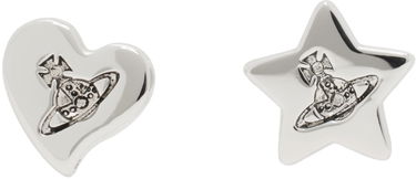 Náušnice Vivienne Westwood Priscilla Heart And Star Earrings Metalická | 6201033B-02P157-FJ, 0