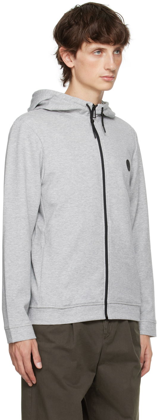 Mikina Paul Smith PS Paul Smith Patch Hoodie Šedá | M2R-059Y-L21849, 1