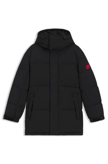 Prešívaná bunda BOSS Water-repellent Down Coat Čierna | 50547890, 0