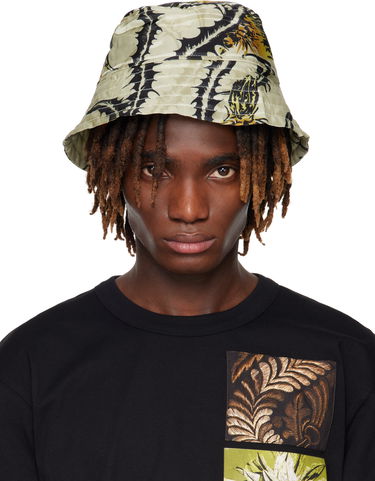 Klobúk Dries Van Noten Dries Van Noten Printed Bucket Hat Zelené | 251-029501-1001, 0