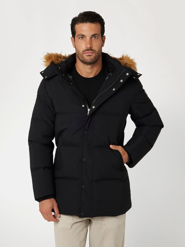 Parka GUESS Down Puffer Jacket Čierna | M4BL53WG7X2