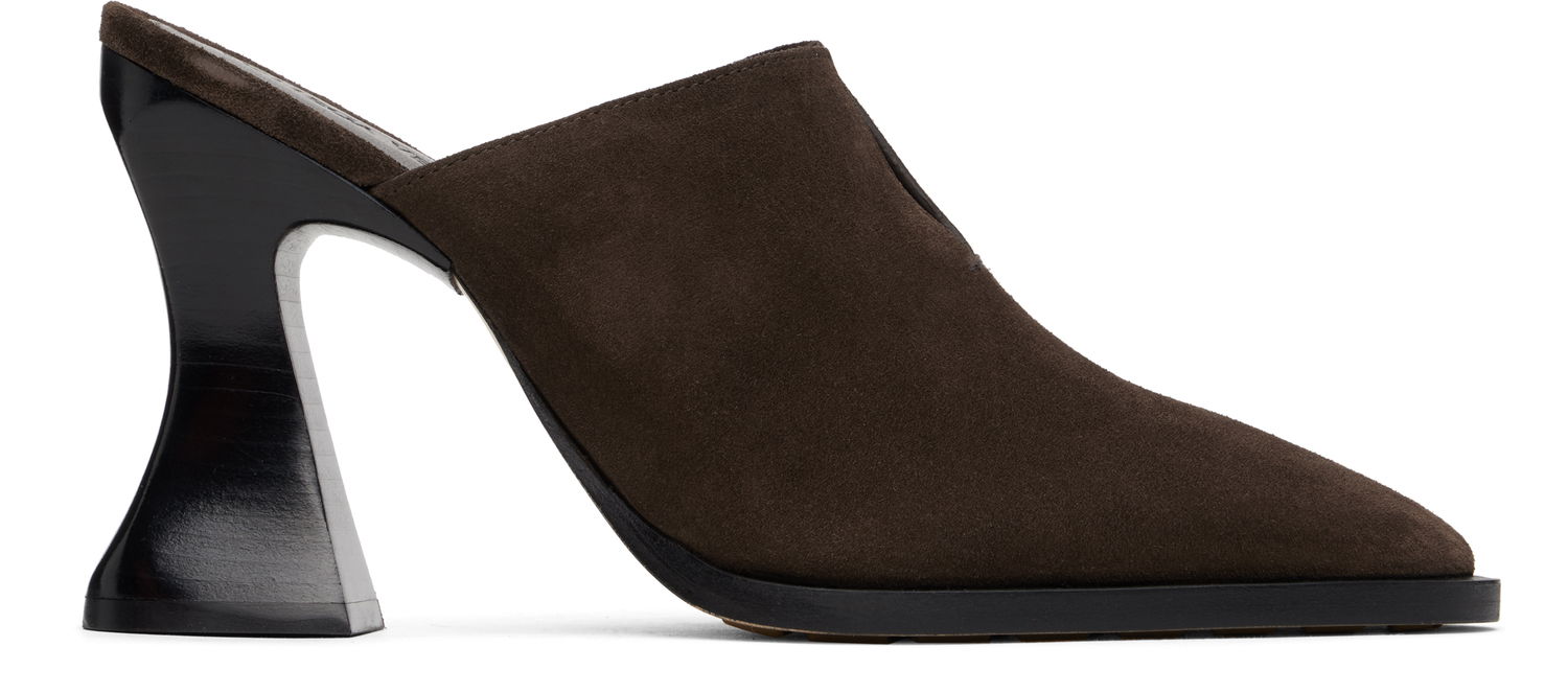 Tenisky a topánky Bottega Veneta Bottega Veneta Cha-Cha Suede Mules Hnedá | 787036 V3QE1, 0