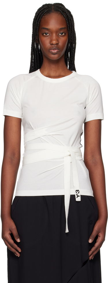 Tričko Y-3 Y-3 Wrap T-Shirt Biela | JM7854, 0
