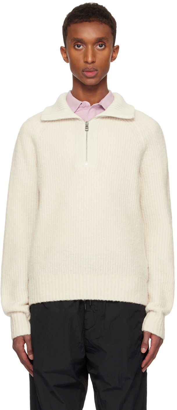 Sveter BOSS Wool Turtleneck Biela | 50526861, 0