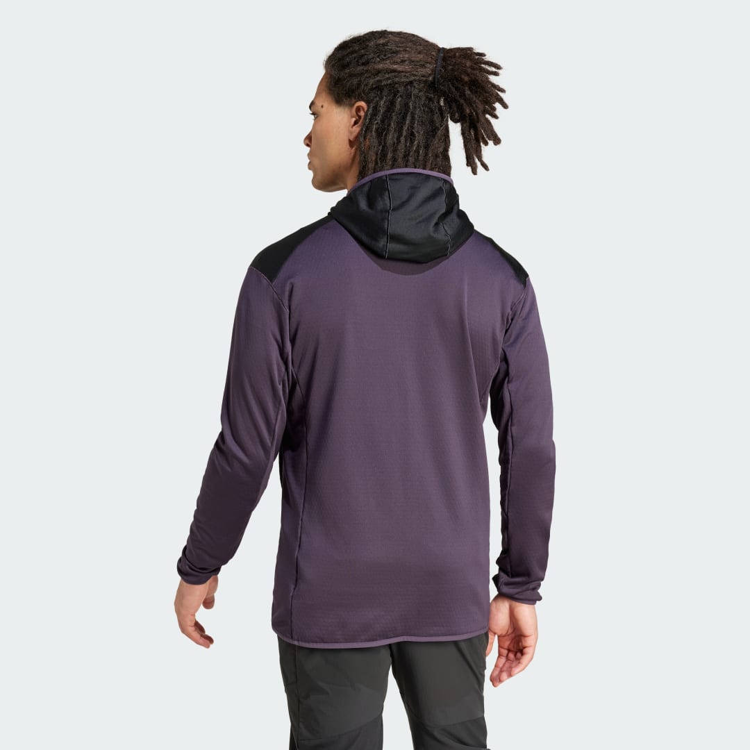 Bunda adidas Performance TERREX XPERIOR LIGHT FLEECE HOODED Čierna | IW4177, 1