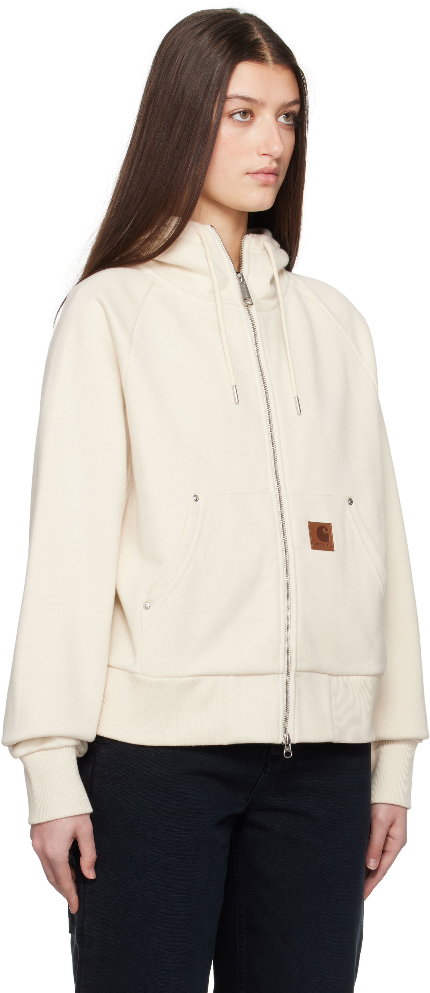 Mikina Carhartt WIP Carhartt WIP Eldon Zip-Up Hoodie Biela | I034374 05XX, 1