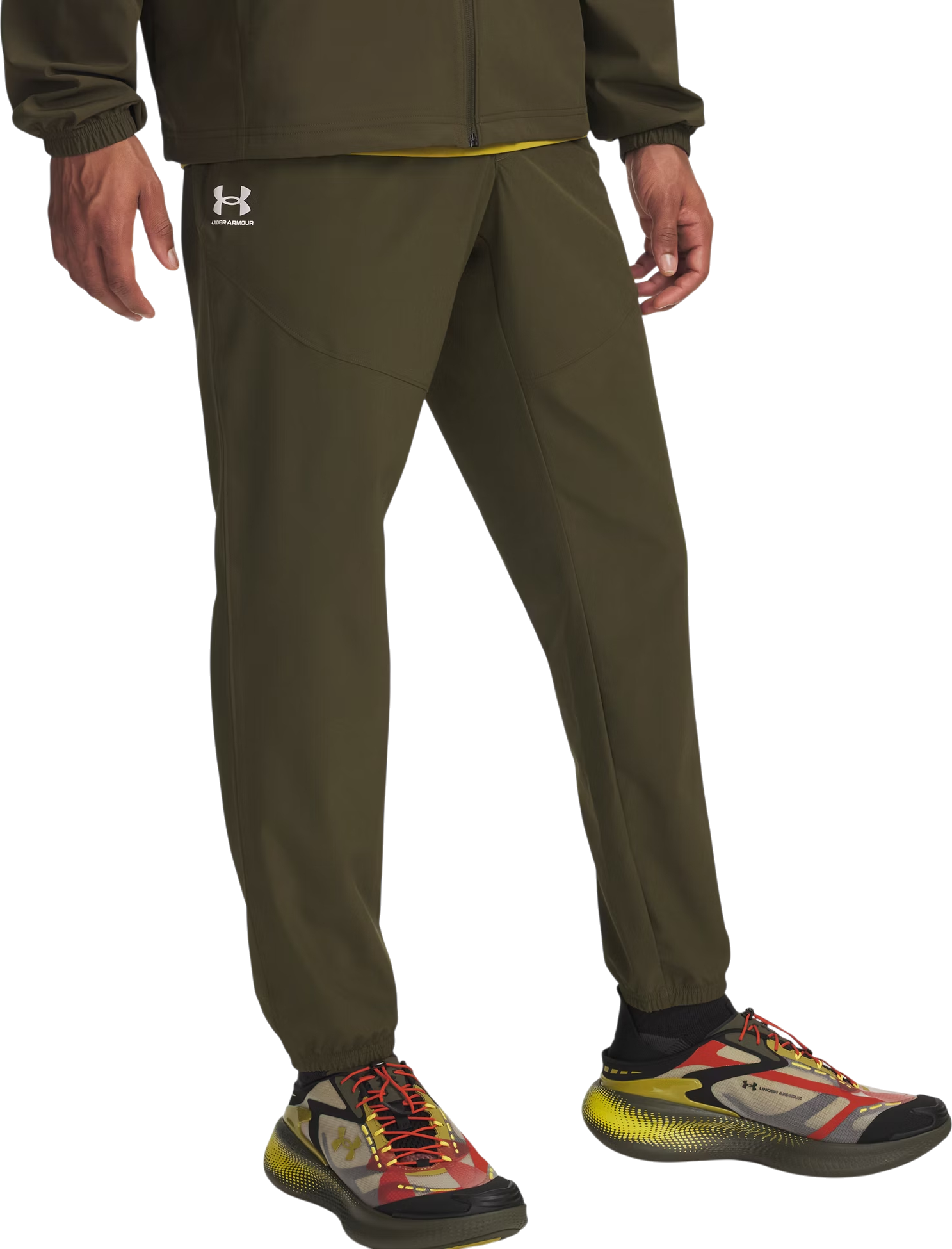Nohavice Under Armour Vibe Woven Jogger Zelené | 1386557-308, 0