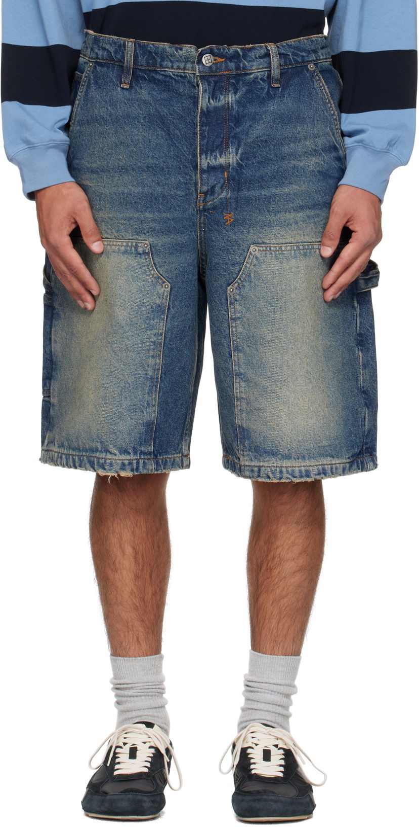 Šortky Ksubi Maxx Operator Rodeo Denim Shorts Modrá | MFA25WA015