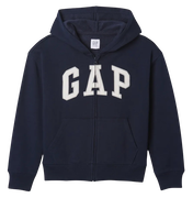 Full-Zip Hoodie with Appliqué GAP Logo