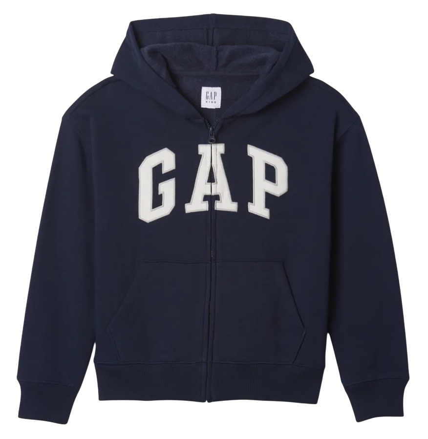 Mikina GAP Full-Zip Hoodie with Appliqué GAP Logo Navy | 645416-00, 0