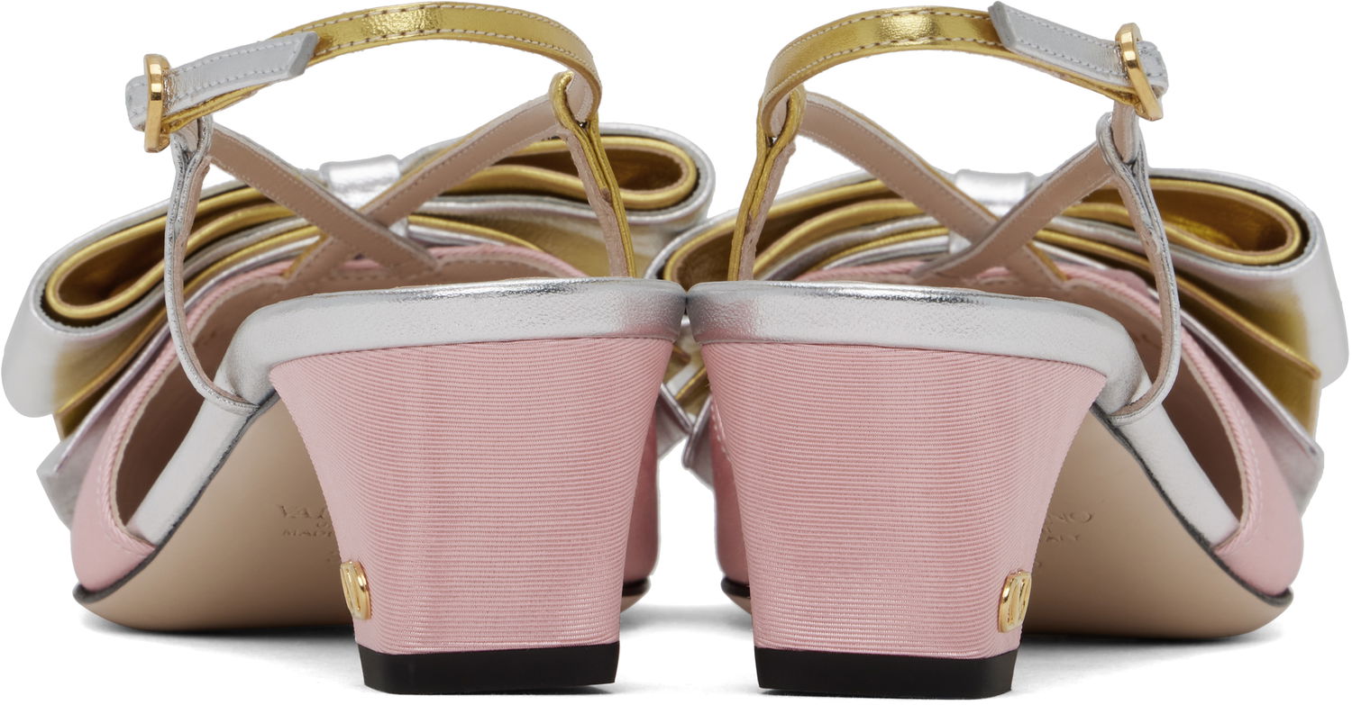 Tenisky a topánky Valentino Valentino Garavani Bowow Slingback Heels Ružová | 6W2S0LB6QLJ, 1