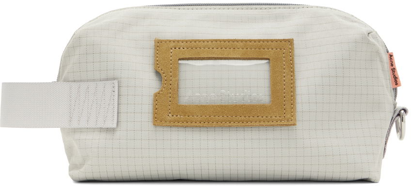 Kabelka Acne Studios ID Window Pouch Šedá | C10143-, 0