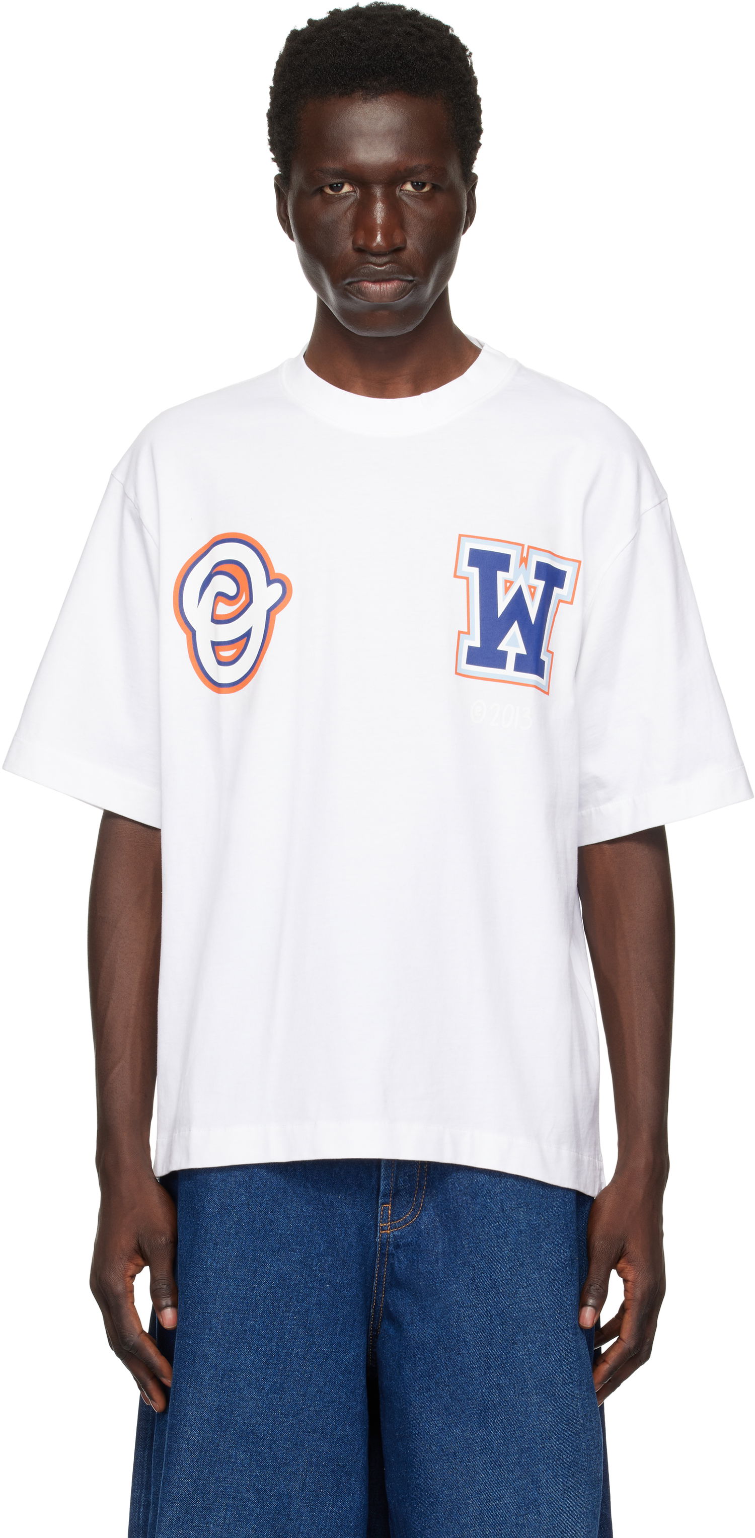 Tričko Off-White Skate Wizard T-Shirt Biela | OMAA120F24JER00Q0184, 0