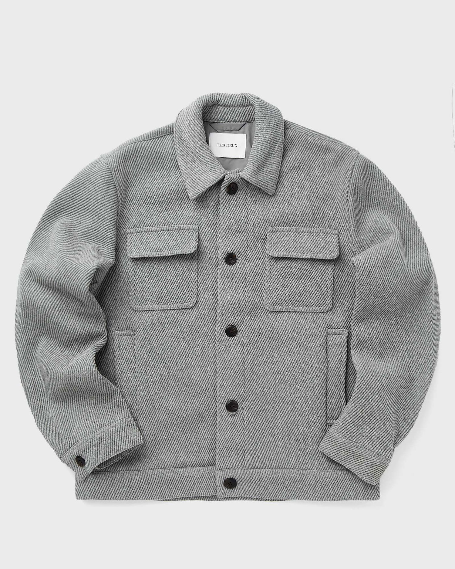 Bunda Les Deux Nash Twill Wool Jacket Šedá | 1000837-320, 0