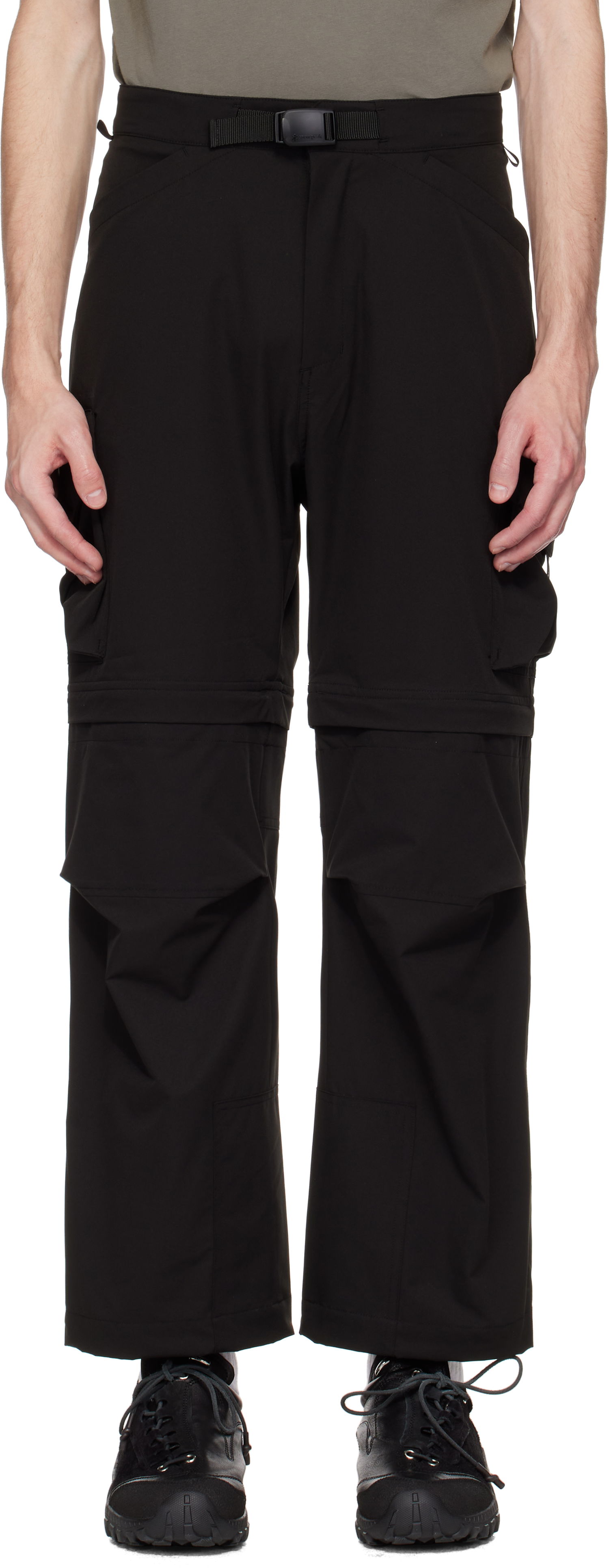 Cargo nohavice Snow Peak Snow Peak Trout Edition Convertible Cargo Pants Čierna | TT2510-PT01, 0
