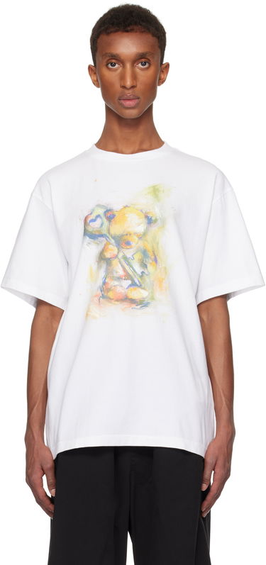 Tričko We11done We11done Graphic Print T-Shirt Biela | WD-TT3-24-752-U-WH, 0