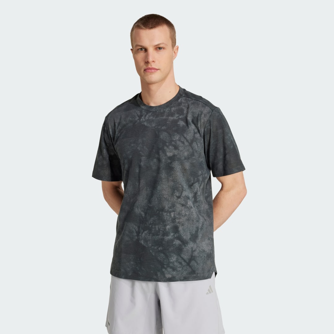 Tričko adidas Performance Power Graphic T-Shirt Šedá | JX6284, 0