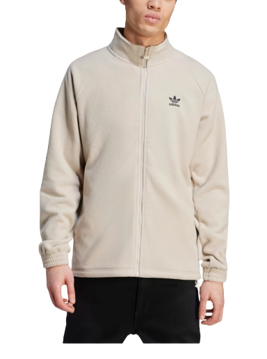 Bunda adidas Performance Adicolor Classics Trefoil Teddy Fleece Béžová | im4491