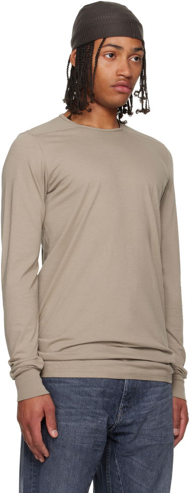 Tričko Rick Owens DRKSHDW Concordians Level LS T-shirt Béžová | DU02E7260 RN, 1