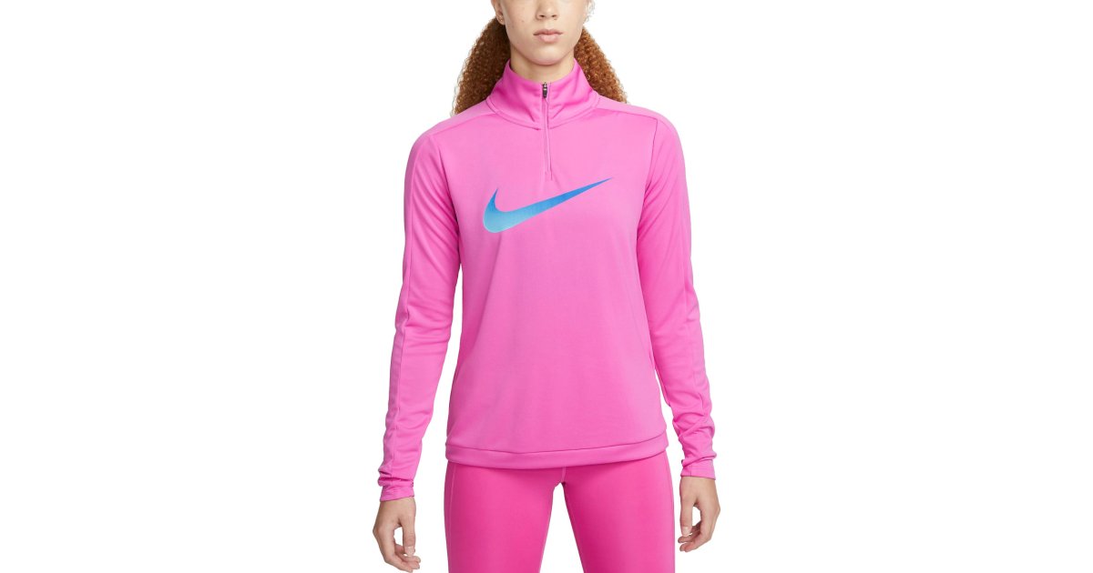 Mikina Nike Dri-FIT Swoosh Short Zip Top Ružová | dx0952-623, 1