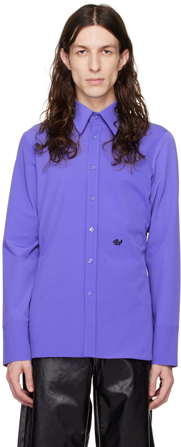 Košeľa Eytys Eytys Trix Shirt Fialová | A150001, 0