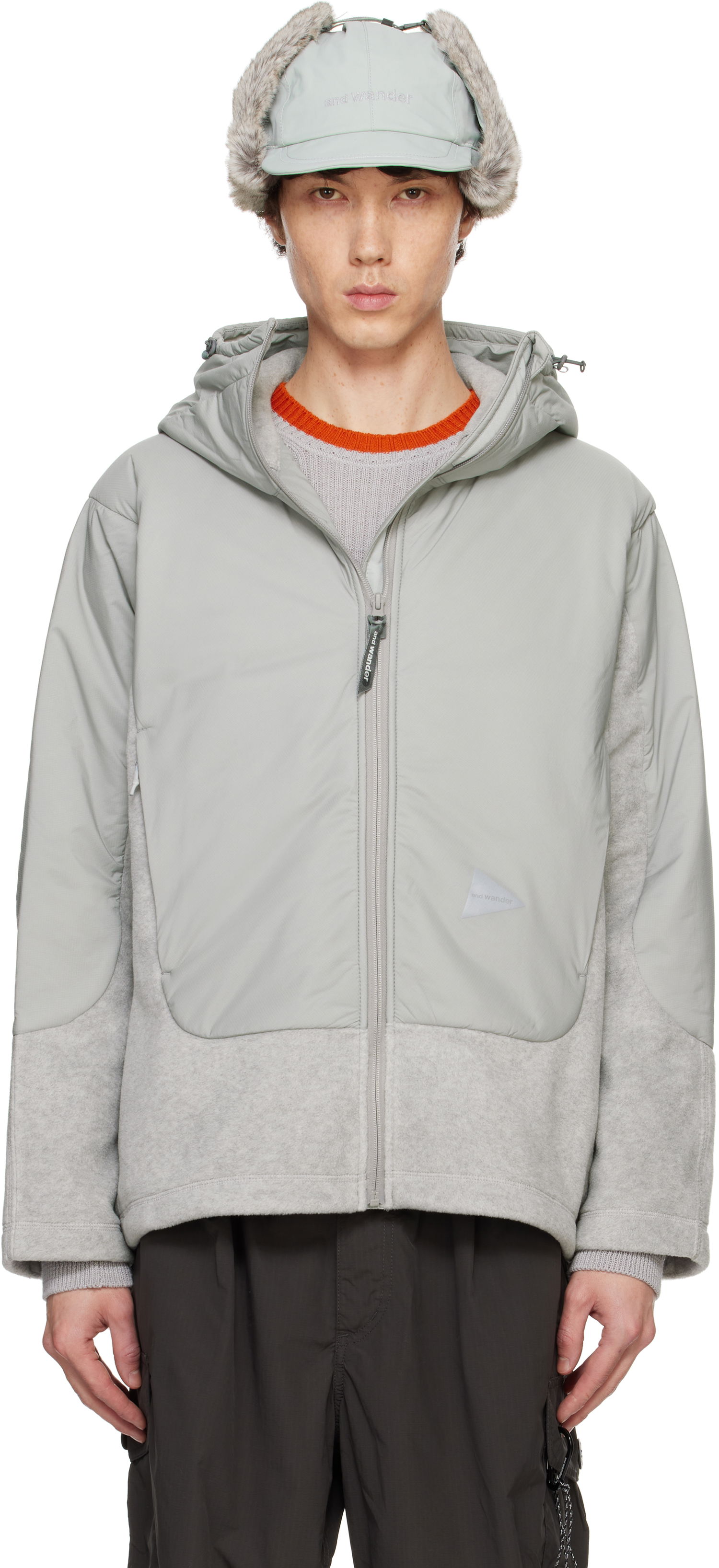 Vetrovka and wander Fleece Jacket Šedá | 5744231108, 0