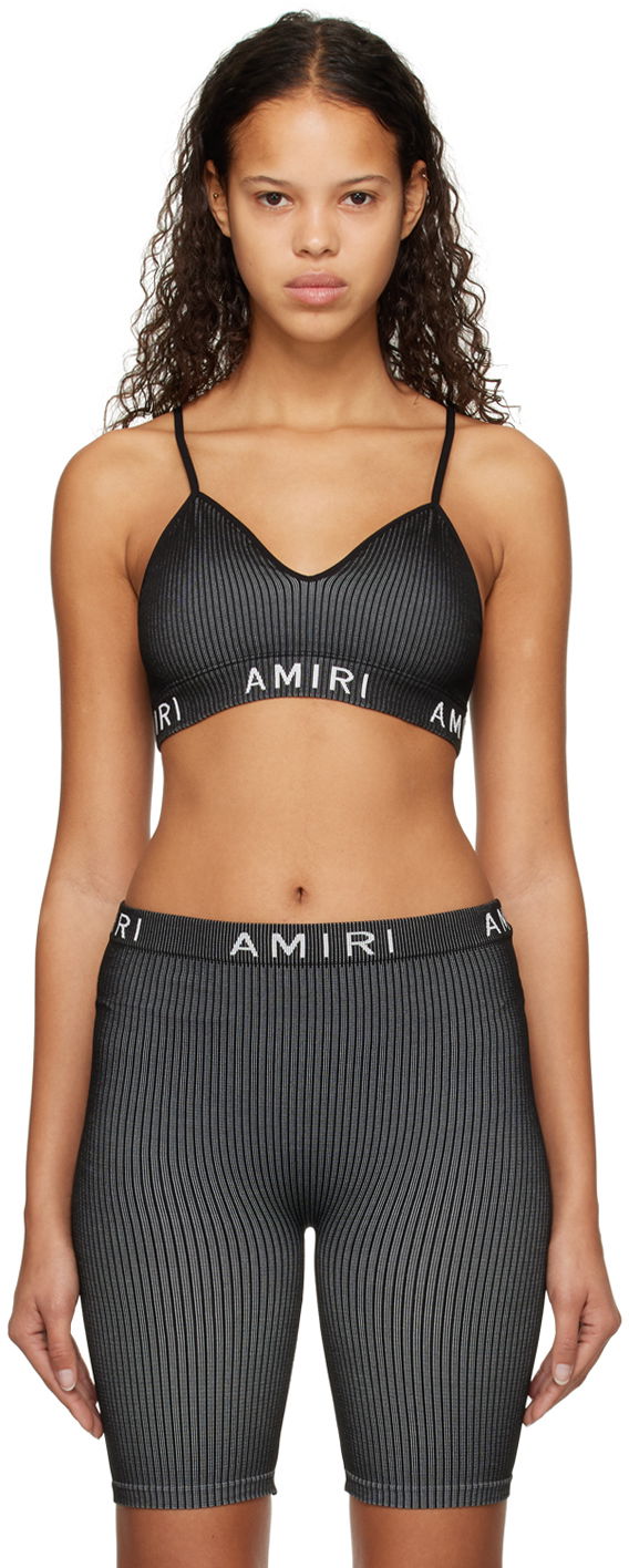 Podprsenka AMIRI Seamless Sport Bra Čierna | PS23WKU002-001, 0