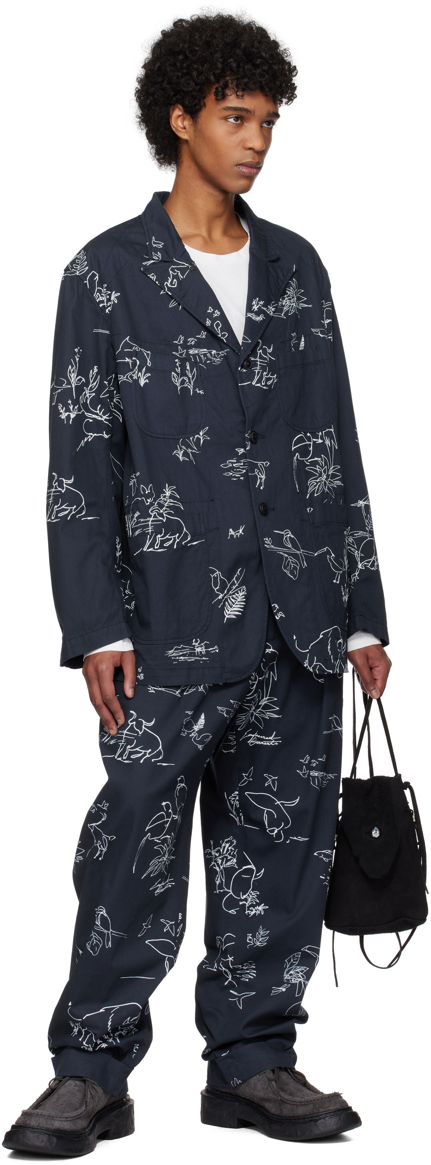 Engineered Garments Carlyle Print Trousers